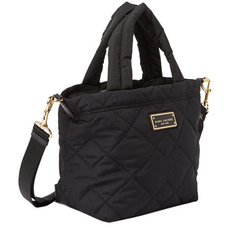 marc by marc jacobs black quilted shopper bag|marc jacobs tote bag fluffy.